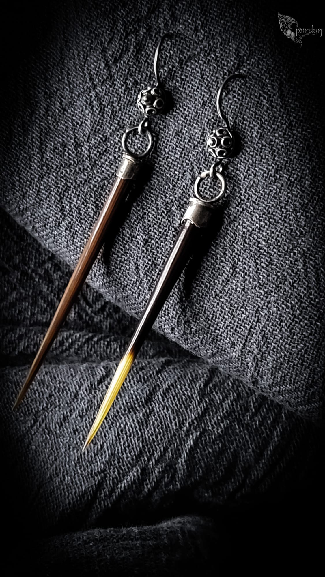 Nocturne Quill Earrings