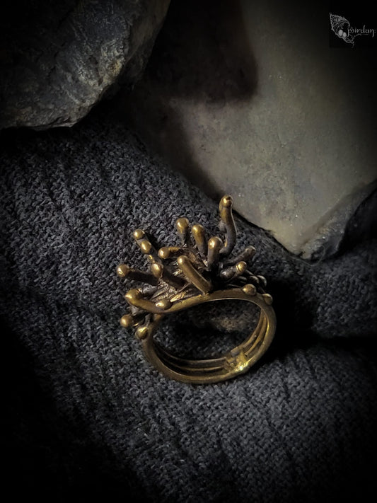 Mycelium Garden Ring - bronze version