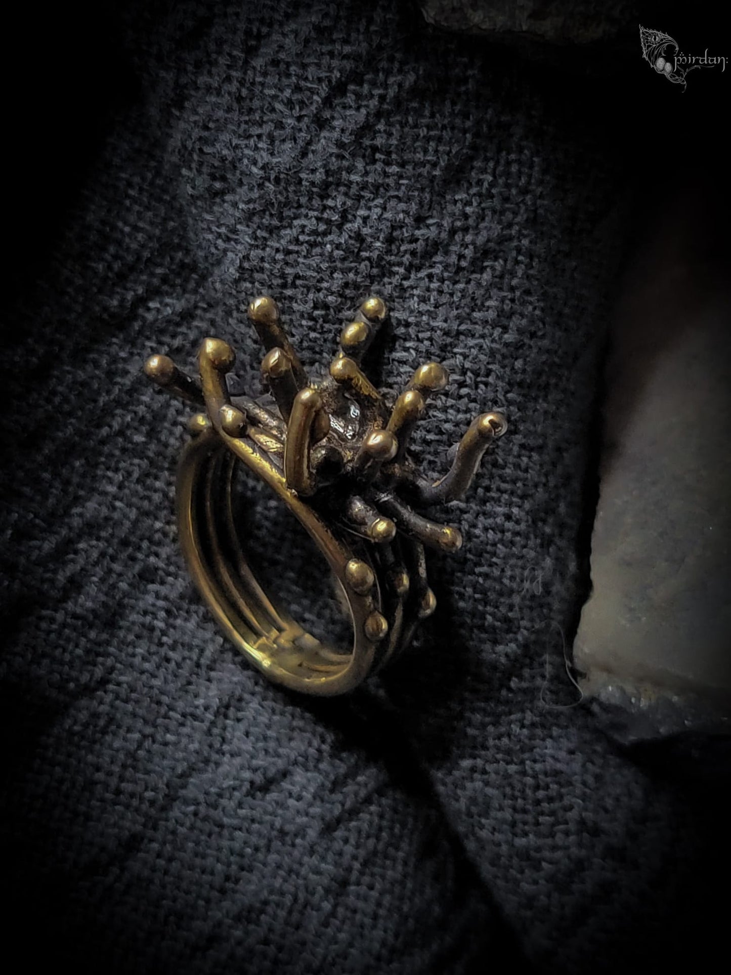 Mycelium Garden Ring - bronze version