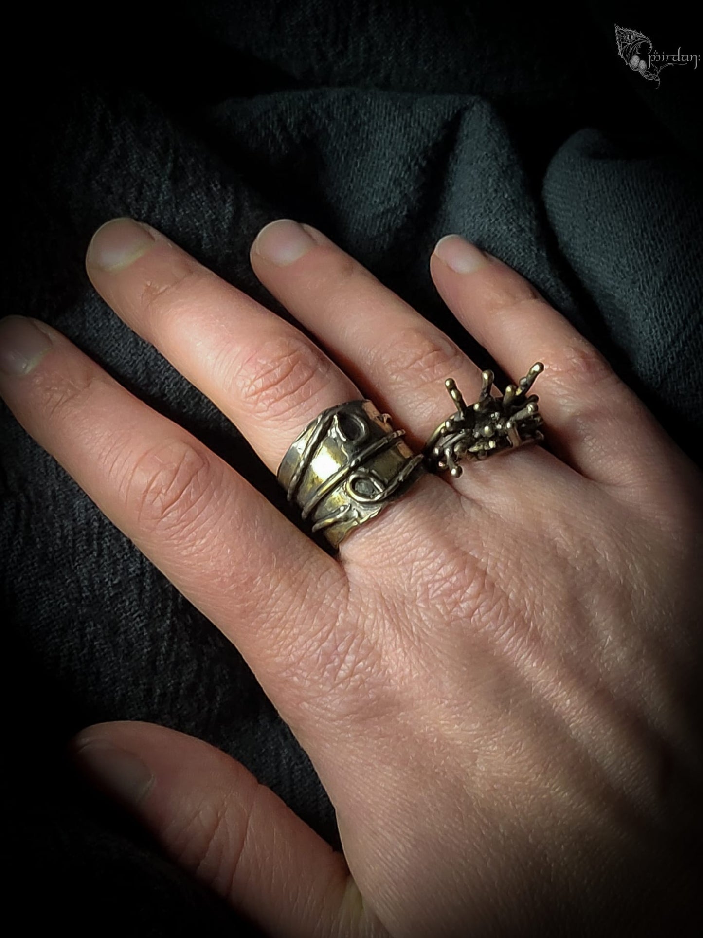 Mycelium Garden Ring - bronze version